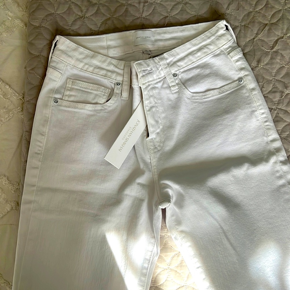 Simkhai Jonathan white jean from standard collection